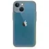 iPhone 15 Plus Kılıf Montreal Silikon Kapak - Gri 1