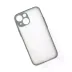 iPhone 15 Plus Kılıf Montreal Silikon Kapak - Gri 3