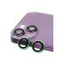 İphone 15 Plus Raze Metal Kamera Lens - Yeşil 1
