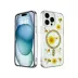 İphone 15 Pro Kılıf Daisy Simli Magsafe Kapak - Gold 1