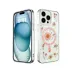 İphone 15 Pro Kılıf Daisy Simli Magsafe Kapak - Pembe 1