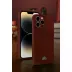 iPhone 15 Pro Kılıf Kelvin Kartvizitli Silikon - Bordo 2