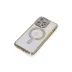 iPhone 15 Pro Max Kılıf Joke Simli Magneticsafe Kılıf - Gold 3