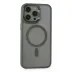 iPhone 15 Pro Max Kılıf Room Magneticsafe Silikon - Gri 1