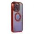 iPhone 15 Pro Max Kılıf Slot Silikon - Kırmızı 3
