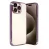 İphone 15 Pro Max Razer Lensli Silikon - Mor 1