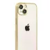 İphone 15 Razer Lensli Silikon - Gold 2