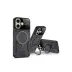 İphone 16 Kılıf Joy Lens Standlı Kapak - Mor 2