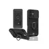 İphone 16 Kılıf Zuma Kartvizitli Yüzüklü Silikon - Siyah 1