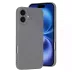 İphone 16 Plus Kılıf First Silikon - Gri 1