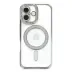 İphone 16 Plus Kılıf Joke Simli Magneticsafe Kılıf - Gümüş 1