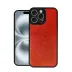 İphone 16 Pro Kılıf Aras Deri Kapak - Kırmızı 1