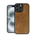 İphone 16 Pro Kılıf Aras Deri Kapak - Taba 1
