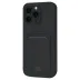 İphone 16 Pro Kılıf Kelvin Kartvizitli Silikon - Siyah 1