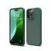 İphone 16 Pro Kılıf Nano İçi Kadife Silikon - Koyu Yeşil 1