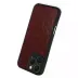 İphone 16 Pro Max Kılıf Aras Deri Kapak - Bordo 3