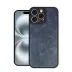İphone 16 Pro Max Kılıf Aras Deri Kapak - Lacivert 1