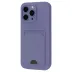 İphone 16 Pro Max Kılıf Kelvin Kartvizitli Silikon - Lila 1