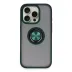 İphone 16 Pro Max Kılıf Montreal Yüzüklü Silikon Kapak - Yeşil 1