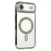İphone 17 Air Joke Simli Magneticsafe Kılıf - Gümüş 2