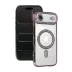 İphone 17 Air Joke Simli Magneticsafe Kılıf - Pembe 1
