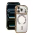 İphone 17 Pro Joke Simli Magneticsafe Kılıf - Gold 1