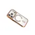 İphone 17 Pro Joke Simli Magneticsafe Kılıf - Turuncu 4