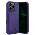 İphone 17 Pro Kelvin Kartvizitli Silikon - Derin Mor 1