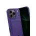 İphone 17 Pro Kelvin Kartvizitli Silikon - Derin Mor 3