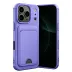 İphone 17 Pro Kelvin Kartvizitli Silikon - Lila 1
