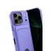 İphone 17 Pro Kelvin Kartvizitli Silikon - Lila 3