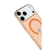 İphone 17 Pro Kılıf Pc Real Magsafe Kapak - Turuncu 3