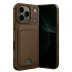 İphone 17 Pro Max Kelvin Kartvizitli Silikon - Kahverengi 1