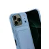 İphone 17 Pro Max Kelvin Kartvizitli Silikon - Mavi 3