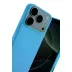 İphone 17 Pro Nano İçi Kadife Silikon - Mavi 4