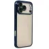İphone 17 Pro Razer Lensli Silikon - Lacivert 2