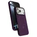İphone 17 Pro Regal Magsafe Standlı Kapak - Derin Mor 1