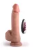 Isıtma İleri Geri Hareket Çift Katman Uzaktan Kumandalı Şarjlı Dildo 19 Cm 2