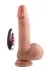 Isıtma İleri Geri Hareket Çift Katman Uzaktan Kumandalı Şarjlı Dildo 19 Cm 3