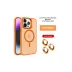 Joko Apple İphone 14 Pro Kılıf Flet Lens Magsafe Kapak - Turuncu 1