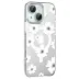 Joko iPhone 14 Floral Magsafe Kapak - Beyaz 1