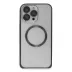 Joko iPhone 15 Pro Max Kılıf Metal Bumper Magneticsafe Kapak - Siyah 2