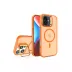 Joko iPhone 16 Plus Flet Lens Magsafe Kapak - Turuncu 1