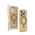 Joko iPhone 16 Pro Max Gleam PC Sert Magsafe Kılıf - Şeffaf-Gold 3