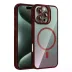 Joko iPhone 16 Pro Max Remim Lensli Magsafe Standlı Kapak - Bordo 1