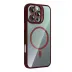 Joko iPhone 16 Pro Max Remim Lensli Magsafe Standlı Kapak - Bordo 2
