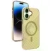 Joko iPhone 16 Stella PC Sert Magsafe Kılıf - Gold 1
