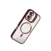 Joko iPhone 17 Remim Lensli Magsafe Standlı Kapak - Bordo 2