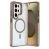 Joko Samsung Galaxy S25 Ultra Flet Lens Magsafe Kapak - Gold 1