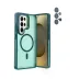 Joko Samsung Galaxy S25 Ultra Flet Lens Magsafe Kapak - Koyu Yeşil 2